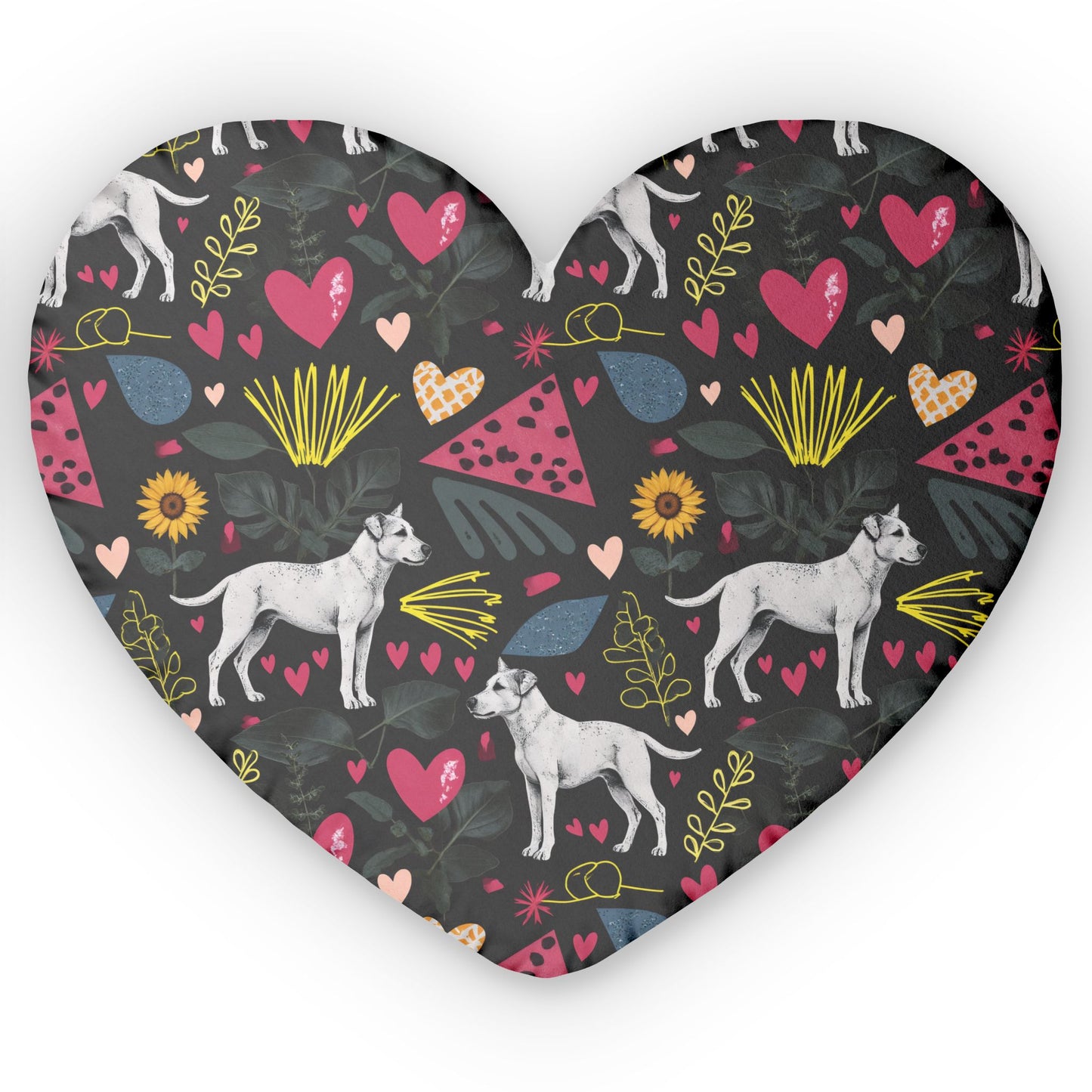 Shaped Pillow | Hearts & Tails Design