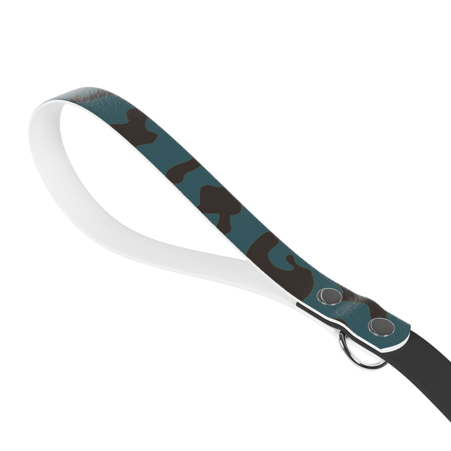 Pet Leash | Camouflage Turquoise & Brown Design