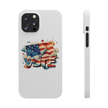 Slim Phone Case | VOTE Watercolor Design | US Elections