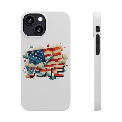 Slim Phone Case | VOTE Watercolor Design | US Elections