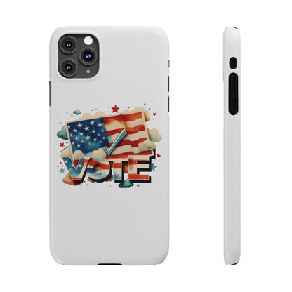 Slim Phone Case | VOTE Watercolor Design | US Elections