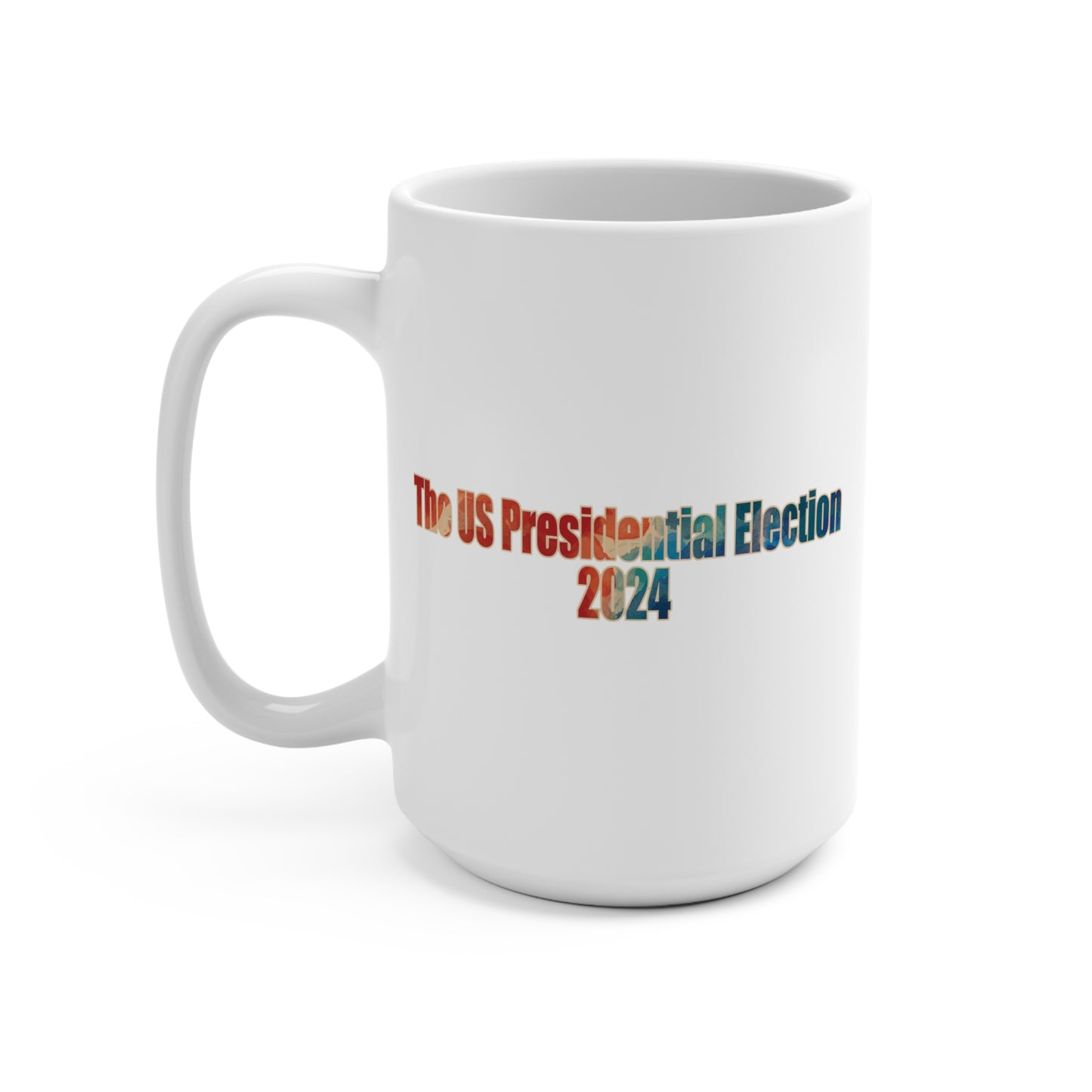 Ceramic Mug 15oz (440 ml) | VOTE Watercolor Design | US Elections | 2 colors