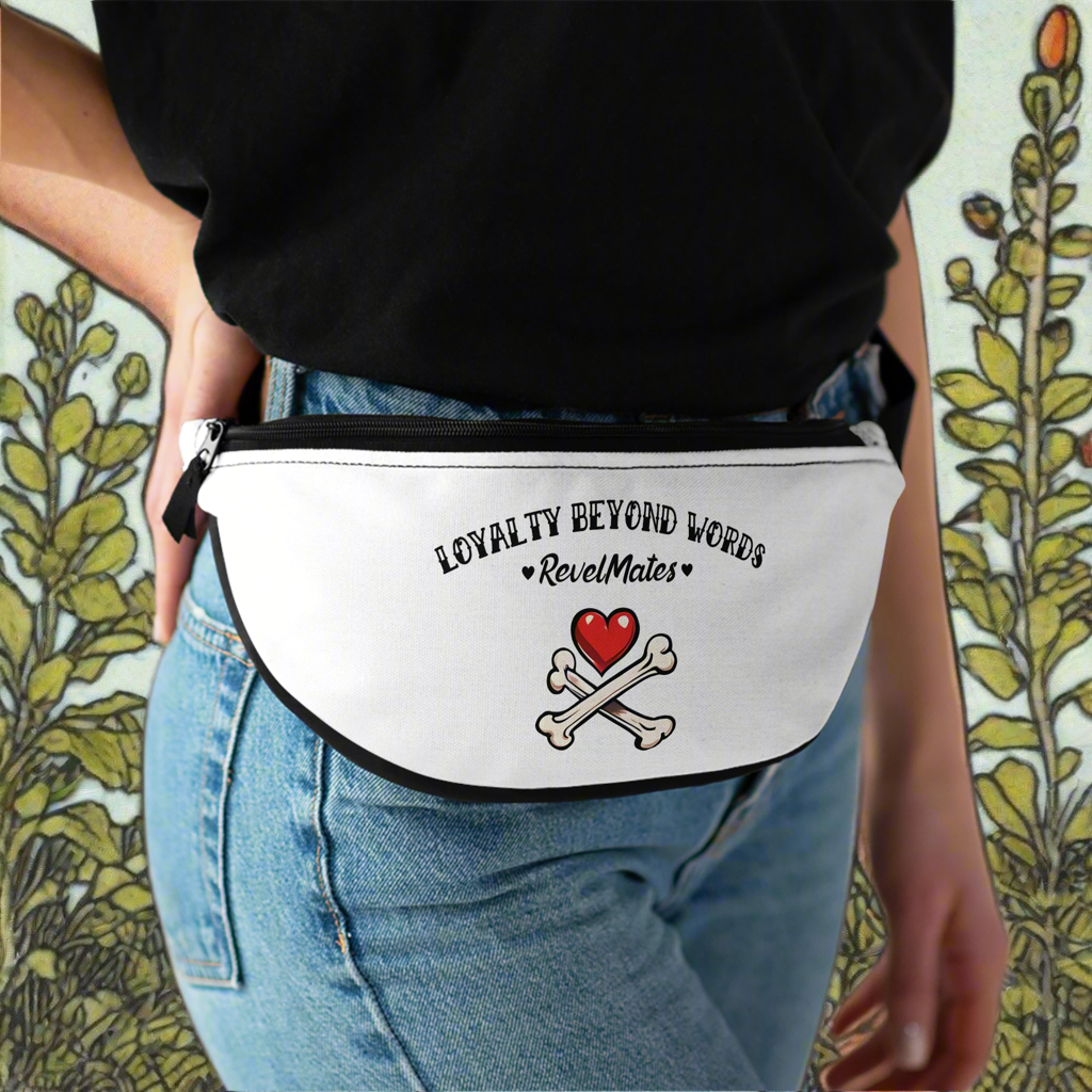 Unisex Fanny Pack | Waist Pack | Hip Pack | Hip Bag | Hips Bag | Waist Bag | Skull Tattoo Design | 4 colors