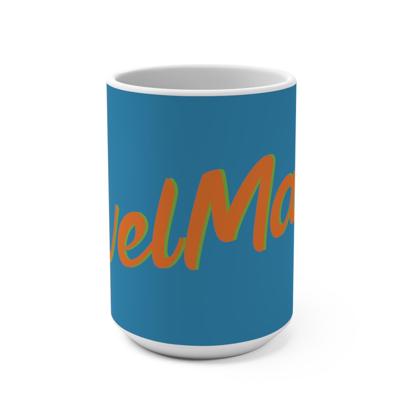 Ceramic Mug 15oz (440 ml) | Blue & Orange RevelMates Design